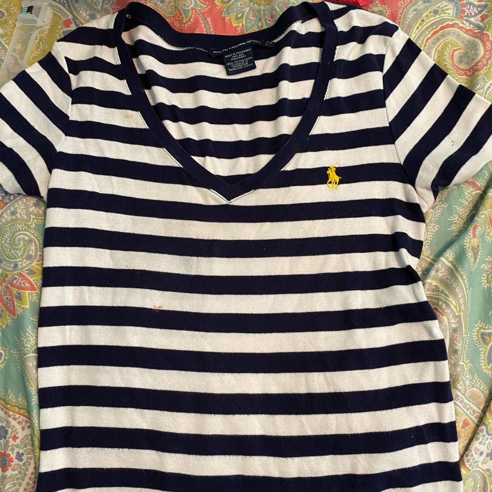 Ralp Lauren short sleeve striped shirt